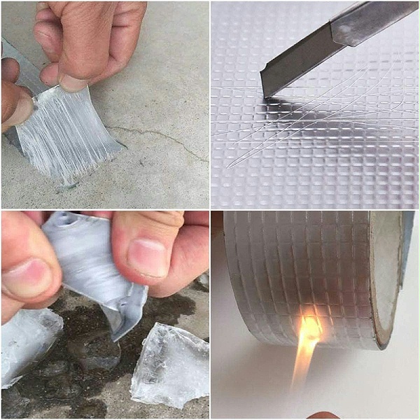 丁基铝箔防水胶带测试过程